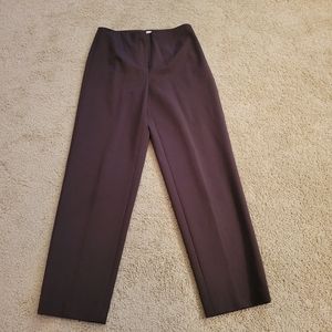 Talbots Sz 4P Dark Brown "Stretch" Pants with Straight Legs NWOT